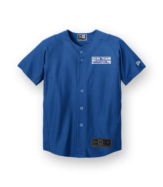 Picture of YNEA220  - YOUTH New Era Full Button Jersey